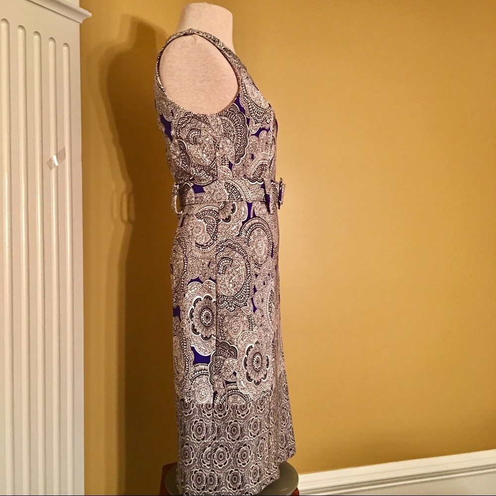 I LE NEW YORK ABSTRACT DRESS💙 - Picture 3 of 8